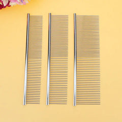 Durable Stainless Steel Dog Grooming Comb Tools for Dogs Cats Pet Hair Brushes Antirust Dog Comb Brush High Quality Pet Products