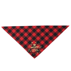 NONOR Birthday Pet Bandanas Collar for Dogs Cats Cotton Triangular Bibs Scarf Collar Pet Items Puppy Accessories