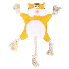 1Pc Pet Dog Toys Stuffed Chew Plush Squeaker Animals Pet Toys Puppy Fox Squirrel For Dogs Cat Chew Squeak Toy Pet Supplies