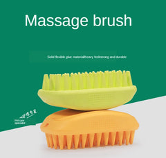 Pet Bath Supplies Silicone Dog Bath Brush Massage Brush Cat Comb