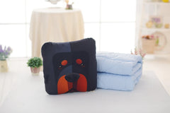 Simulation Pet Dog Print Pillow Cushion Puppy Pattern Sleeping Blanket Cushion Home Decoration Pillow Blanket