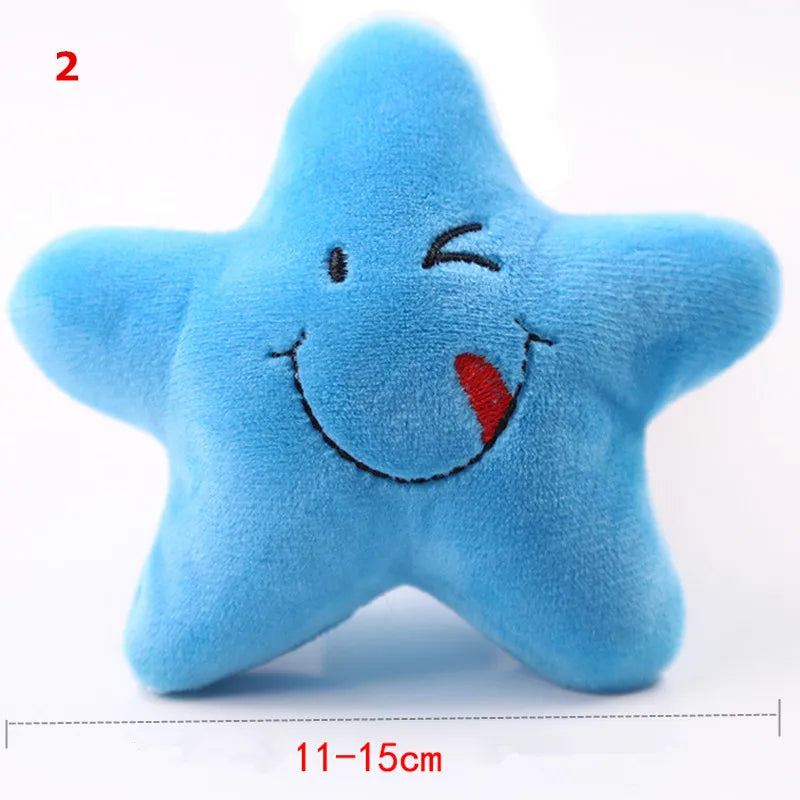 Cute Plush Puzzle Stuffed Squeaking Pet Toy Fruit Animals Cartoon Dog Toys for Dogs Cat Chew Squeaker Squeaky Toy