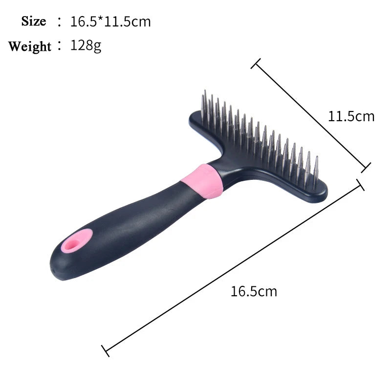 Pet Furmins Hair Removal Comb Dog Short Medium Hair Brush Handle Beauty Brush Accessories Comb for Cats Grooming Tool