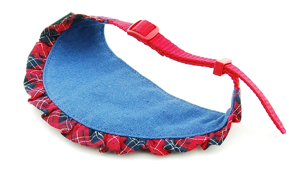 Dog Cat Bandana Plaid Adjustable Scarf Washable Collar for Cats Puppy Pet Accessories for Small Medium Large Dog Supplies