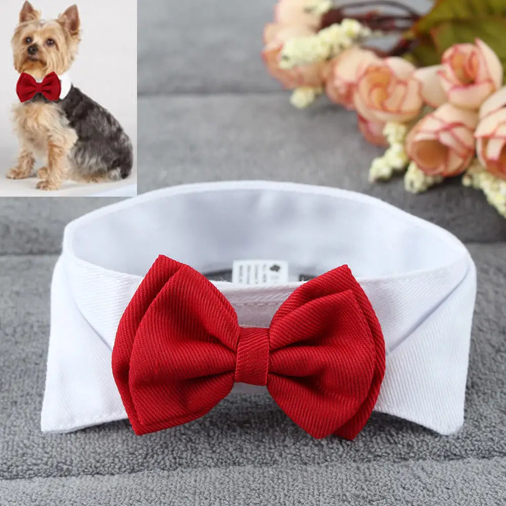 Adjustable Pets Dog Cat Bow Tie Pet Costume Necktie Collar for Small Dogs Puppy Grooming Accessories