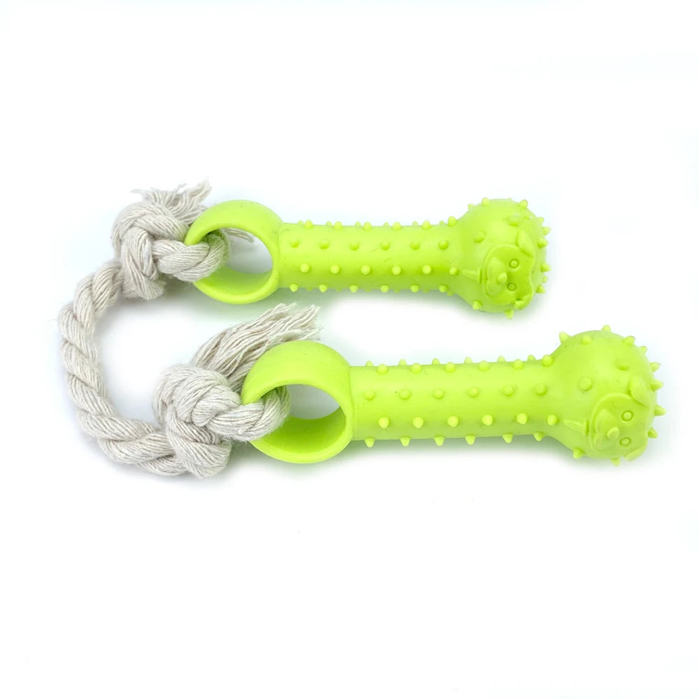 Double Interactive Dog Chew Toys Dogs Rubber Indestructible Dog Games Play Toy For Small Medium TPR Supplies Pets Accessories