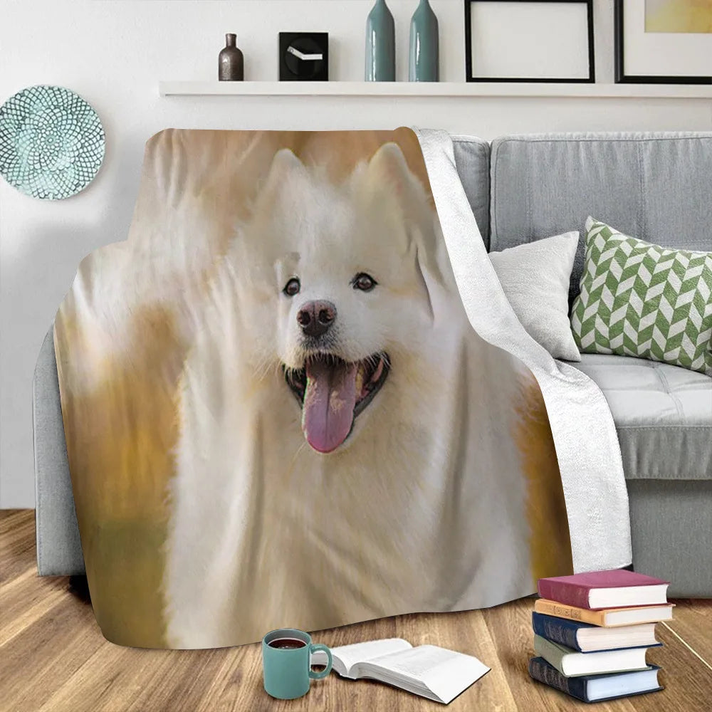 Funny Dog Animal Sherpa Blanket 3D Printed Blanket Kids Fleece Blanket Cute Warm Soft Blanket Drop Shipping 03