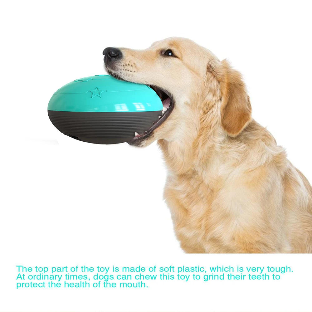 Pet Dog Squeaky Feeding Toy Soft Cute Pet Ball Toy Squeak Interactive Dog Chew Toy Slow Feed Ball for Small Medium Large Dog