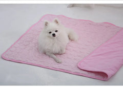 Washable Cooling Mat for Pet Breathable Blanket Ice Pads Bed Mat Car Seat Sofa Cushion Summer Dogs Cat