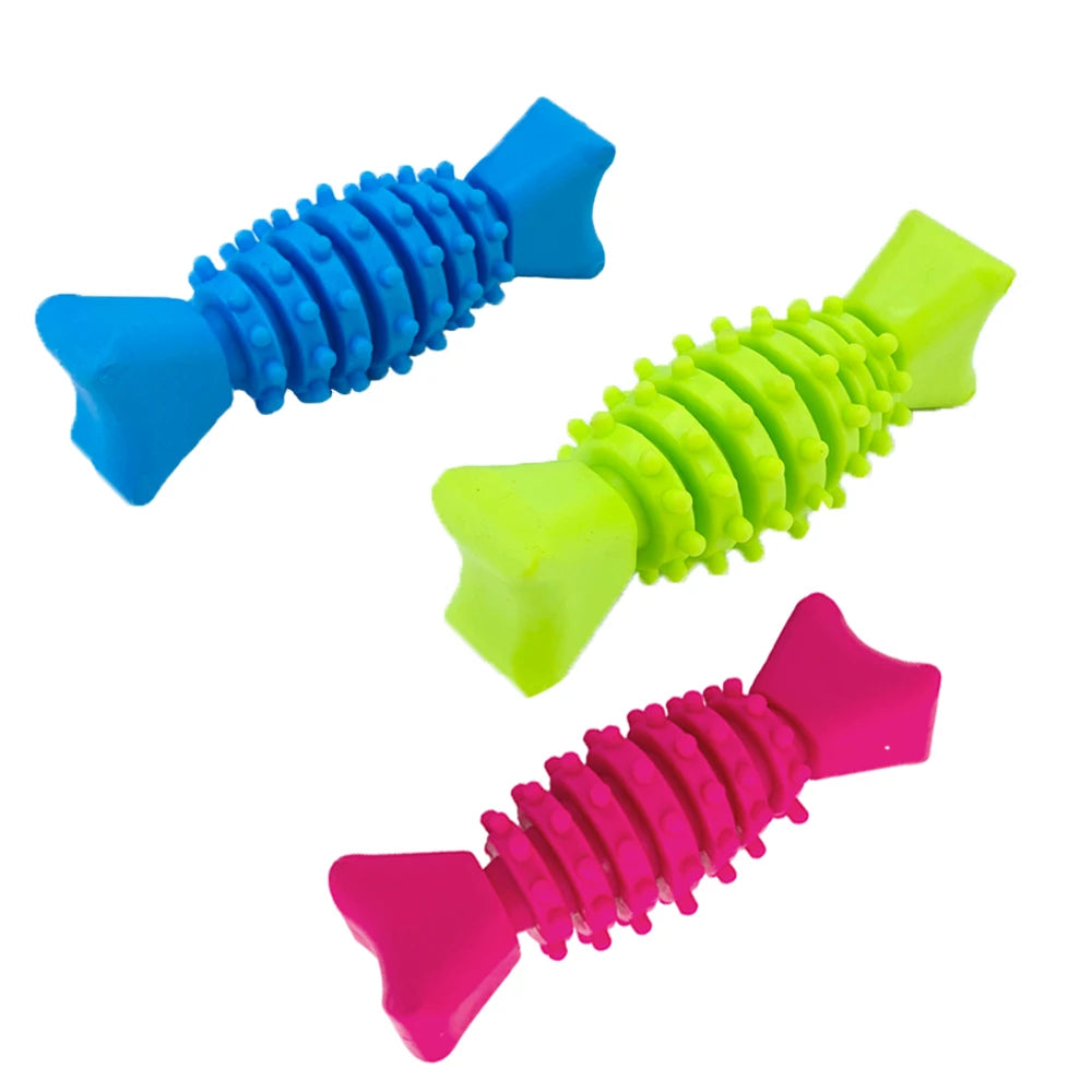 Solid Rubber Pet Dog Toy Candy Shape Bite Resistant Pet Toys Dog Chew Molars Teeth Training Odorless TPR Toys Products For Dogs