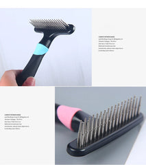 Pet Furmins Hair Removal Comb Dog Short Medium Hair Brush Handle Beauty Brush Accessories Comb for Cats Grooming Tool