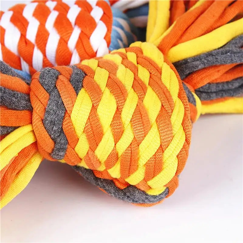 Dog Toys Puppy Dogs Chew Toy Interactive Cotton Rope Bite Resistant Dog Toy Puppy Teething Toy Dog Training Toys Pet Supplies