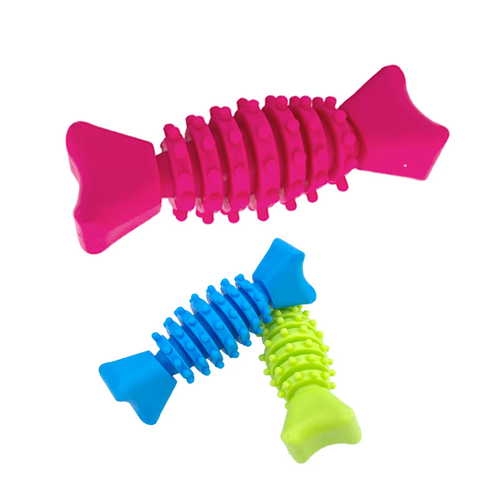 Solid Rubber Pet Dog Toy Candy Shape Bite Resistant Pet Toys Dog Chew Molars Teeth Training Odorless TPR Toys Products For Dogs