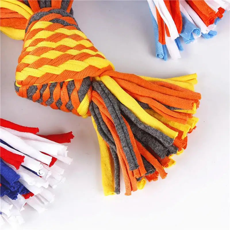 Dog Toys Puppy Dogs Chew Toy Interactive Cotton Rope Bite Resistant Dog Toy Puppy Teething Toy Dog Training Toys Pet Supplies