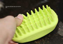 Pet Bath Supplies Silicone Dog Bath Brush Massage Brush Cat Comb