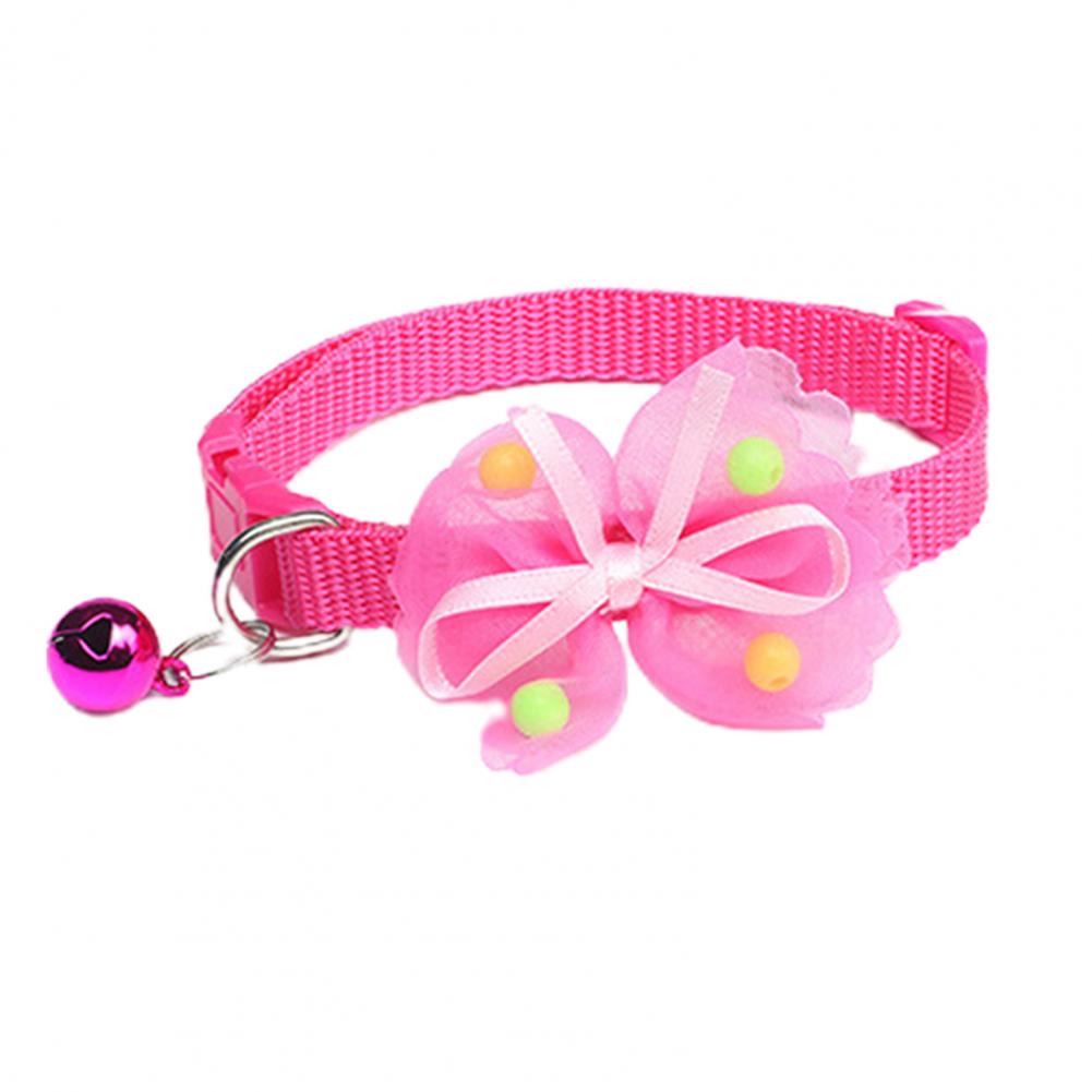 Pet Collar Bow-knot Decor Adjustable Neck Small Kitten Puppy Collar With Bell для собак