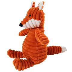 1Pc Pet Dog Toys Stuffed Chew Plush Squeaker Animals Pet Toys Puppy Fox Squirrel For Dogs Cat Chew Squeak Toy Pet Supplies