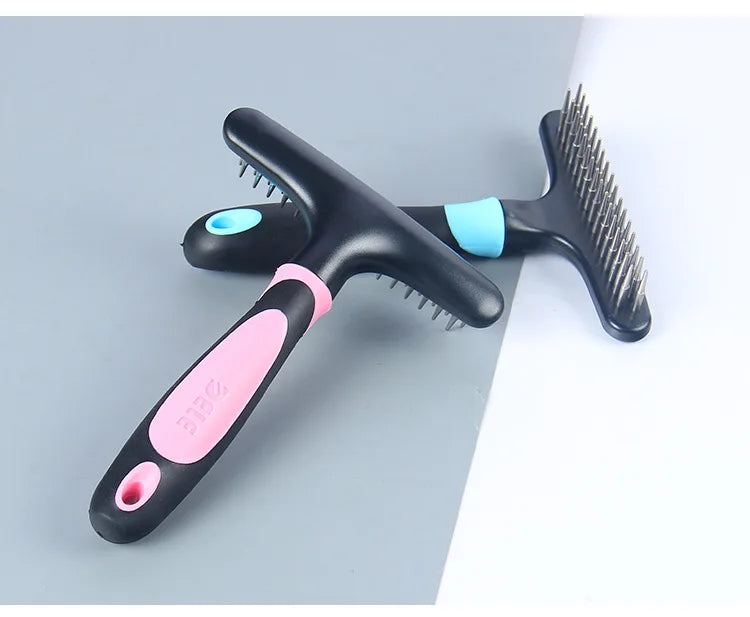 Pet Furmins Hair Removal Comb Dog Short Medium Hair Brush Handle Beauty Brush Accessories Comb for Cats Grooming Tool