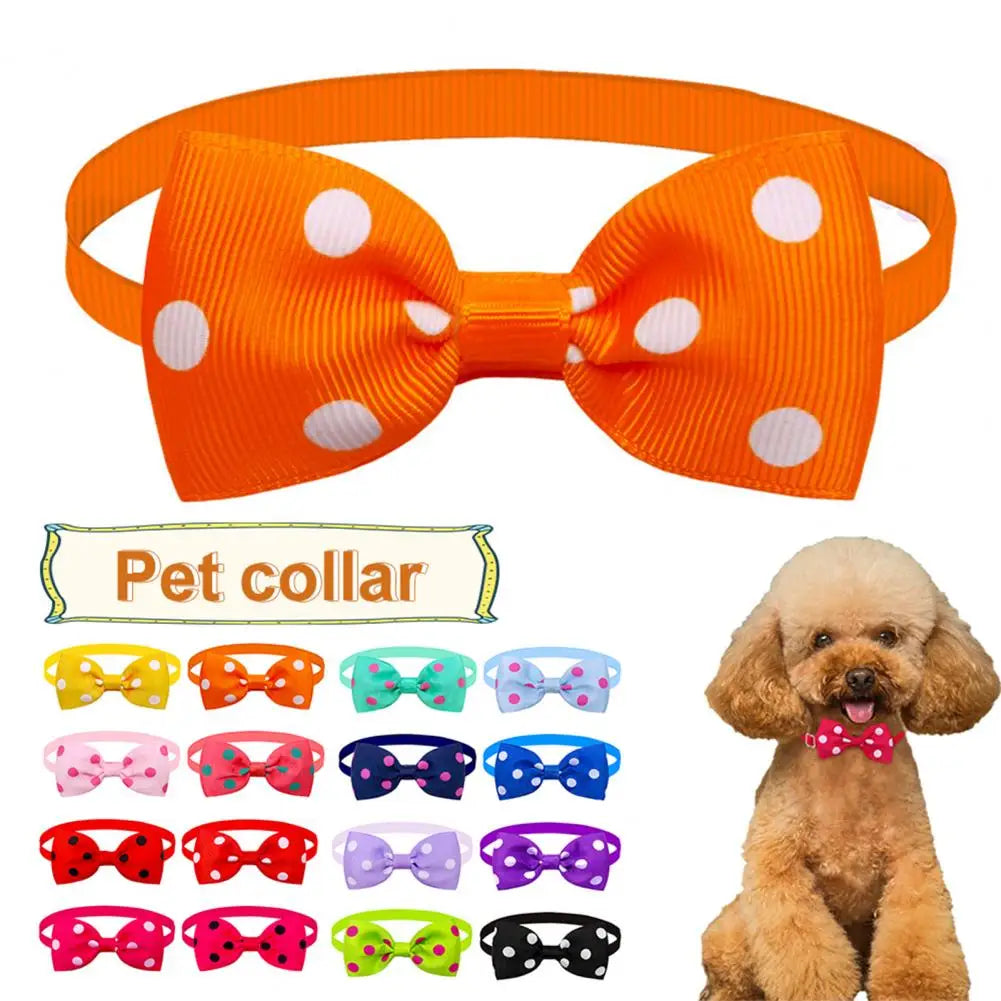 Practical Cats Collar  Fine Craftsmanship Universal Pet Bow Collar  Cute Dog Cats Bow Tie Collar