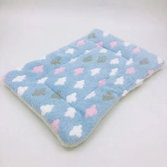 Dog Bed  Pet Blanket Soft Thickened Fleece Pad Bed Mat For Puppy Dog Cat Sofa Cushion Home Rug Warm Sleeping Cover