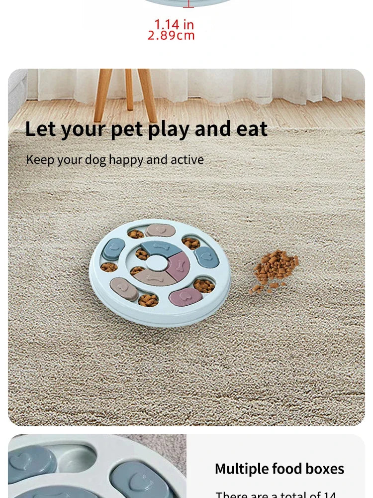 Pet Feeder Dog Educational Training Toys Increase Puppy Intellectual Food Dispenser Dogs Interactive Educational Feeding Toys