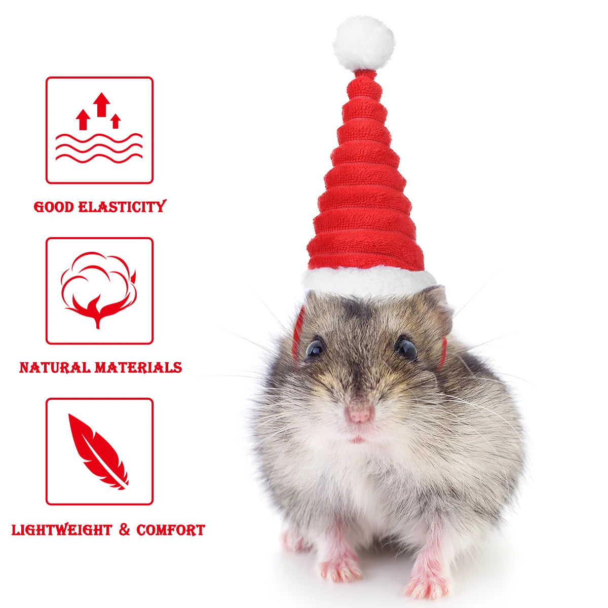 Dog Party Accessory Hat Christmas Cap Pet Outfits Guinea Pig Accessories Hamster