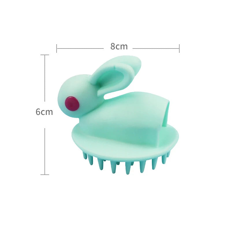 Bathroom Dog Cat Bath Brush Massage Dispenser Grooming Shower Brushes Soft Silicone Pet Bathing Shampoo Massager Puppy Comb