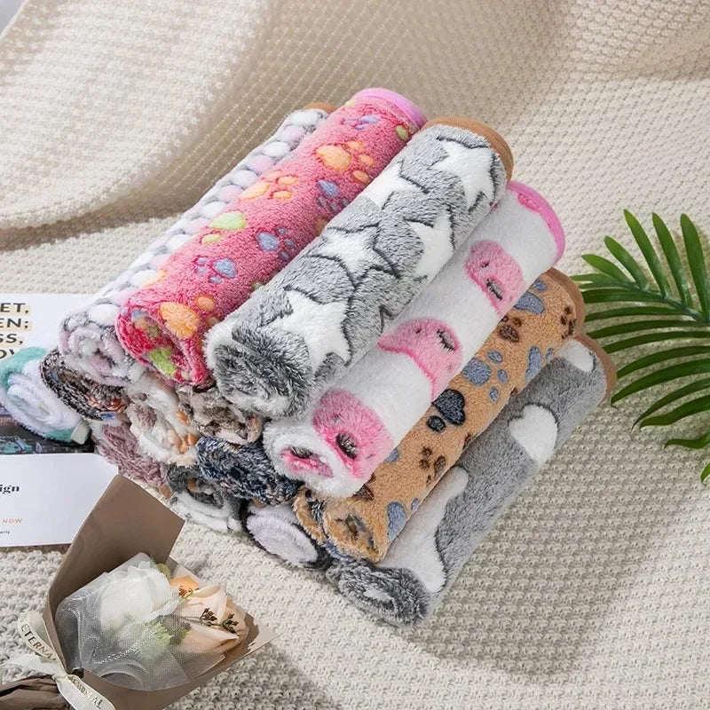 Winter Pet Sleeping Blanket Soft Fluffy Dog Blanket Warm Breathable Cat Cover Blanket Comfortable Sleeping Sheet Mat Pet Items