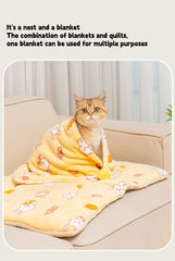 Cat Soft Cushion Plush Pet Dog Sleeping Bed Pet Mats Blankets Mix and Match for Winter Warm Sleep Pet Blanket Accessories