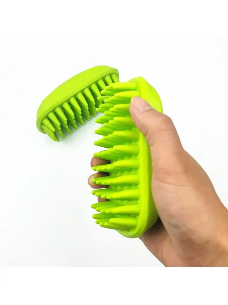 Pet Bath Supplies Silicone Dog Bath Brush Massage Brush Cat Comb