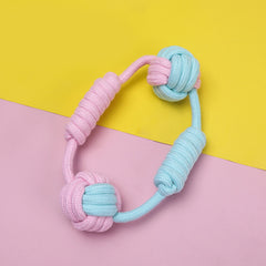 Chew Toys Bite Resistant Eco-friendly Pet Braided Rope Ball Toy Pet Dogs Rope Ball Molar Toy Pet Supplies mascotas