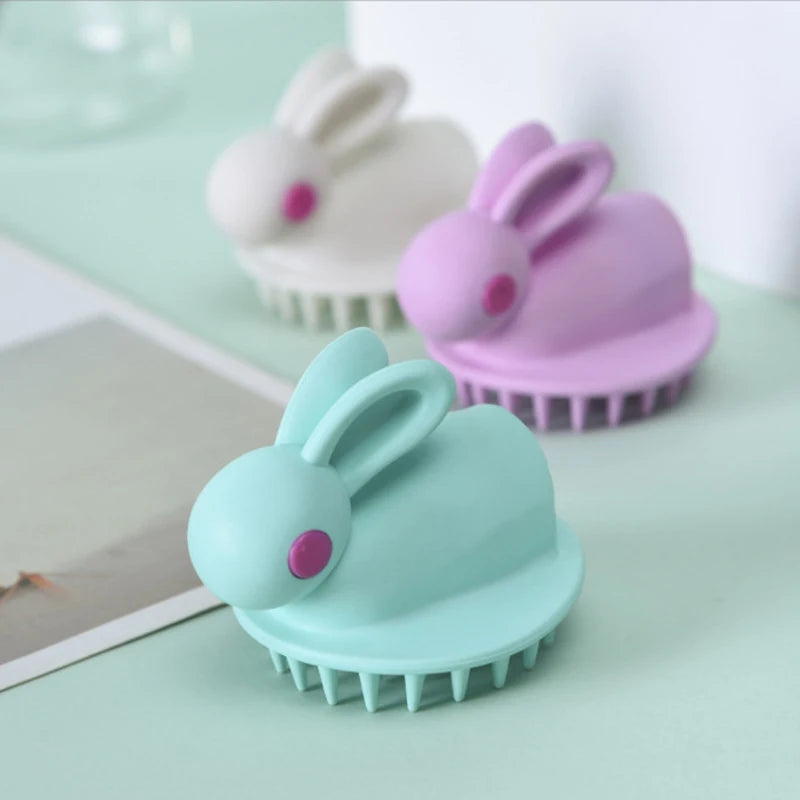 Bathroom Dog Cat Bath Brush Massage Dispenser Grooming Shower Brushes Soft Silicone Pet Bathing Shampoo Massager Puppy Comb