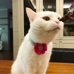 New Pet Collar DIY Simple Sweet Mini Flower Cute Bow Tie for Cats and Dogs