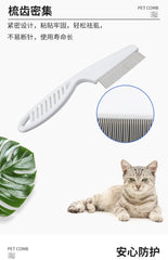 Dog Combs with Handle Durable Skin-protect Pet Accessories Cat Brush Puppy Grooming Reusable Cleaning Tool Home Supplies Simple