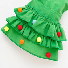 Christmas Outfit Pet Cloak with Hat with Star and Pompoms Puppy Cape Clothes Xmas Tree Elf Costumes Party Cat Dogs Pet Supplies