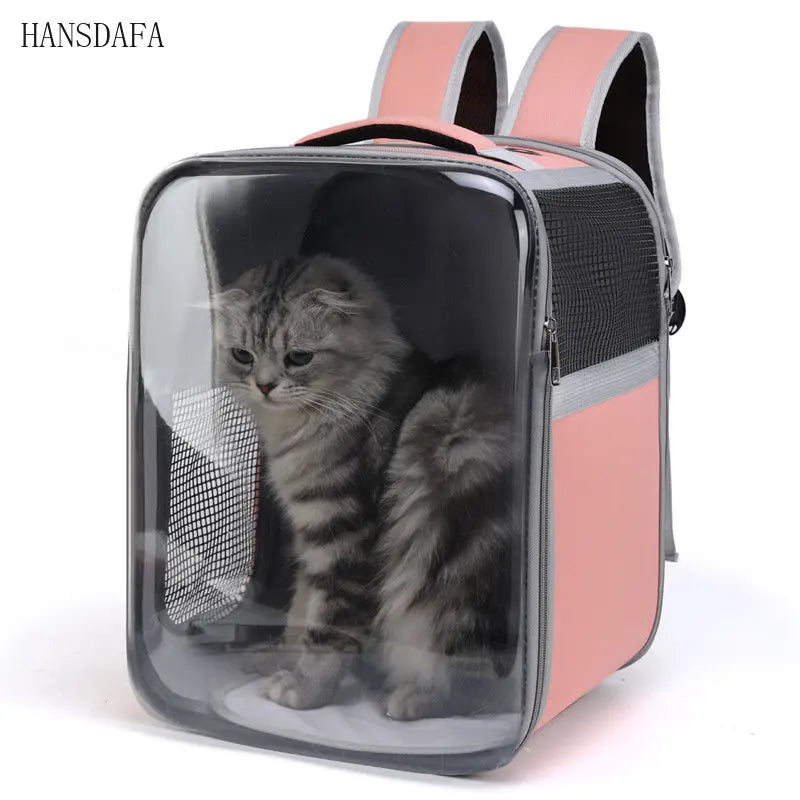 Cat Backpack Carrier Expandable Pet Carrier Backpack for Cats Dogs Small Animals Airline Approved Pet Travel Carrier