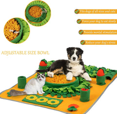 Dogs Snuffle Mat Pet Leak Food Anti Choking Mat Cat Dog Training Blanket Nose Work Toy Pet Slowing Feeding Intelligence Mat