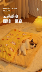 Pet Blanket Cat Blanket Dog Quilt Autumn and Winter Kennel Blanket Kennel Sleeping Mat Cat Mat Cat Mat Winter Dog Blankets