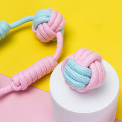 Chew Toys Bite Resistant Eco-friendly Pet Braided Rope Ball Toy Pet Dogs Rope Ball Molar Toy Pet Supplies mascotas