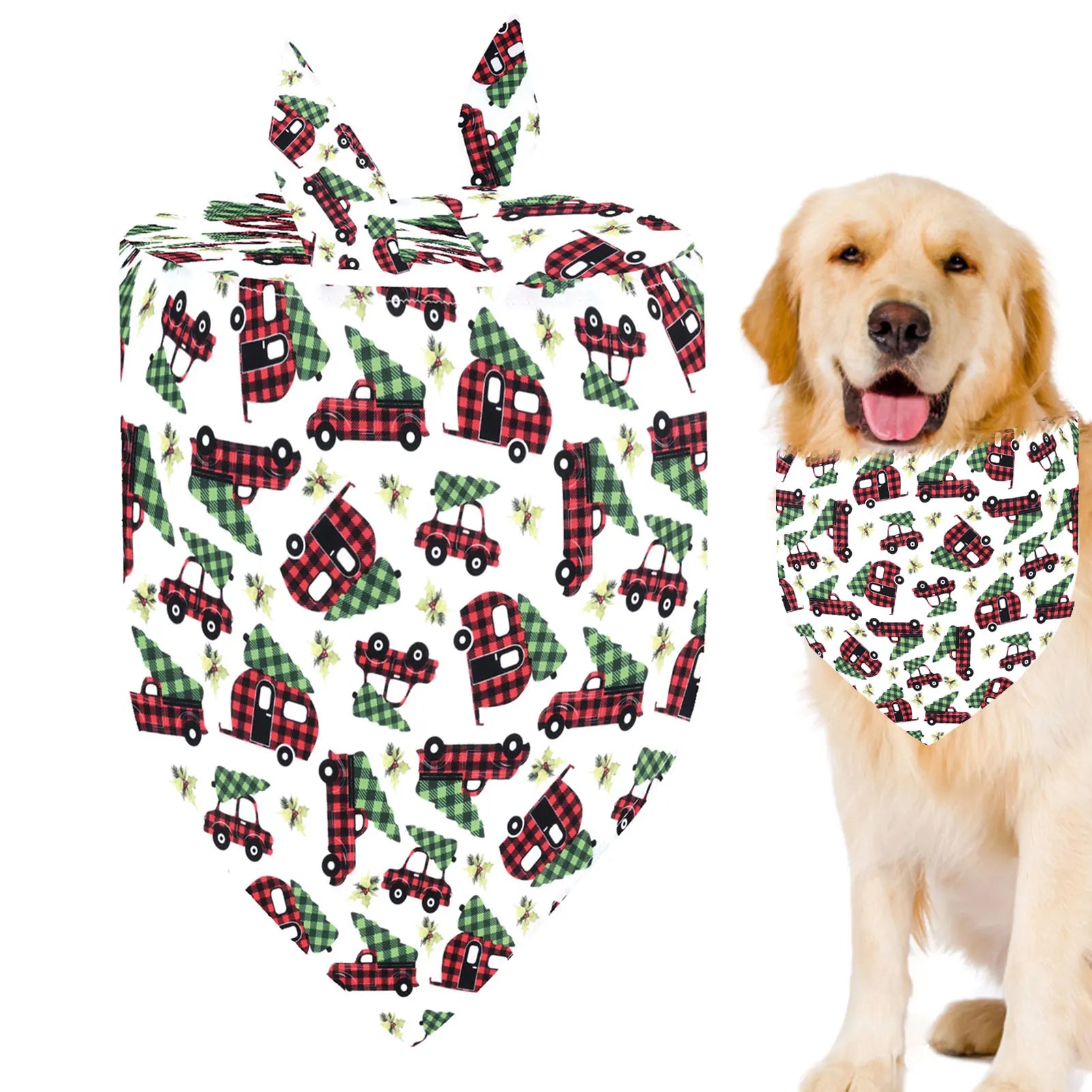 Christmas Dog Bandanas Dog Triangle Scarf Bib Pet Cat And Dog Decorative Triangle Scarf Pet Costume Accessories For Small Medium