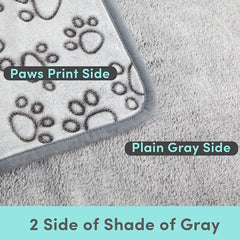 Puppy Essentials Dog Product Cats Calming Blankets Throw For Medium Small Dogs, Christmas Pet Dog Gifts (Grey) Easy To Use