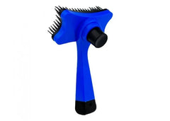 Pet Comb-Self-Cleaning Brush-Blue