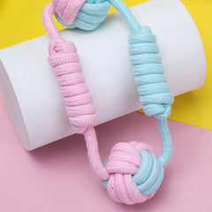 Chew Toys Bite Resistant Eco-friendly Pet Braided Rope Ball Toy Pet Dogs Rope Ball Molar Toy Pet Supplies mascotas