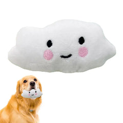 Bite-resistant Dog Toy Pet Toy for Dog Training Plush Pet Chew Toy Cute Cloud Shape for Dogs Cats Squeaky Bite-resistant