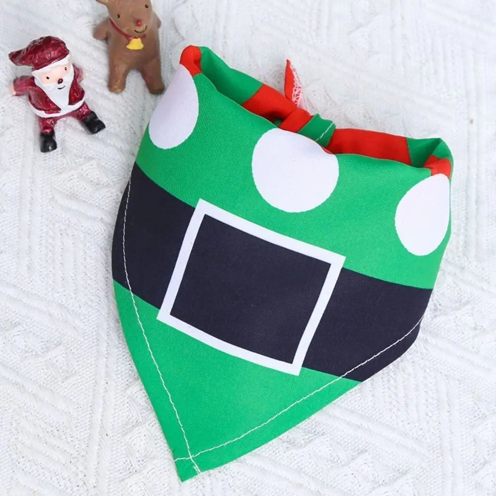 Collar Bibs Triangle Bandanas Christmas For Cats Dogs Dogs Clothes Dog Bandana Pet Scarf Pet Supplies Dog Accessories