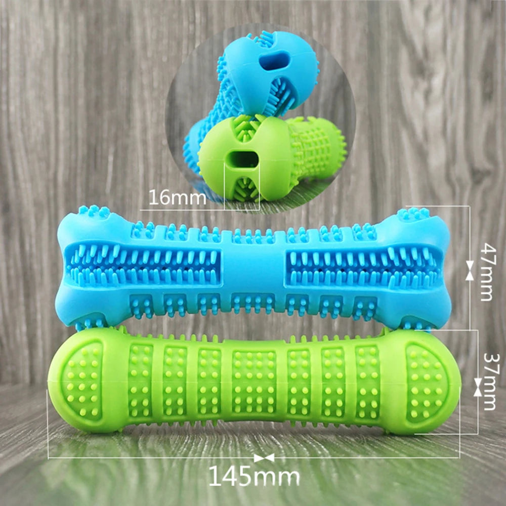 Pet Bone Toy Silicone Funny Dog Toothbrush Chew Toy Puppy Tooth Brushing Toy Bite Resistant Pet Toys Dog Chewing Toys Pet Supply