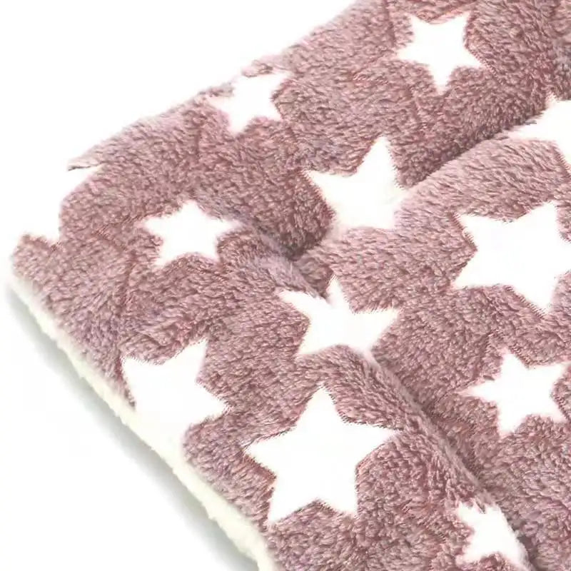 Dog Bed  Pet Blanket Soft Thickened Fleece Pad Bed Mat For Puppy Dog Cat Sofa Cushion Home Rug Warm Sleeping Cover