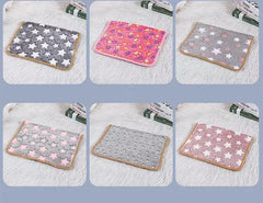 Millet Brown Pink Dot Pattern Pet Blanket Soft Flannel Multicolor Pet Bed Dog Puppy Cat