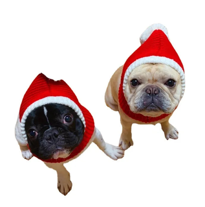 Pet Hat Winter Warm Headgear Pet Christmas Hat Funny Costume Pet Accessories for Small Medium Large Dogs Dress Up Dog Supplies