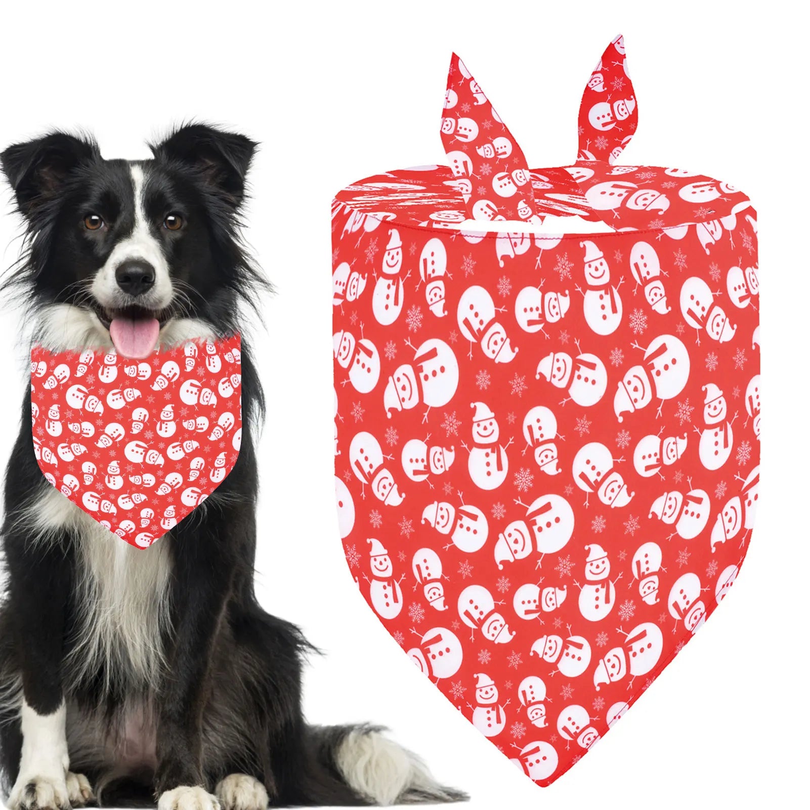 Christmas Dog Bandanas Dog Triangle Scarf Bib Pet Cat And Dog Decorative Triangle Scarf Pet Costume Accessories For Small Medium